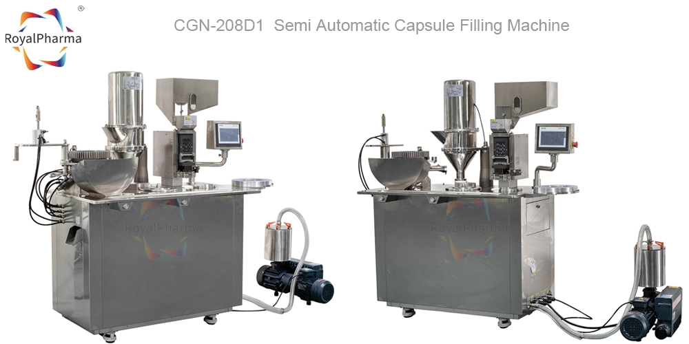 Pharmaceutical Laboratory Hard Gelatin Semi Automatic Capsule Filling Machine (CGN-208D1)