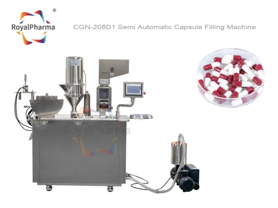 製薬研究所用ハードゼラチンカプセル用半自動充填機（CGN-208D1）